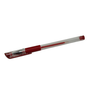 Ручка гелевая с грипом Стаф красная 0,5мм корпус проз.141824